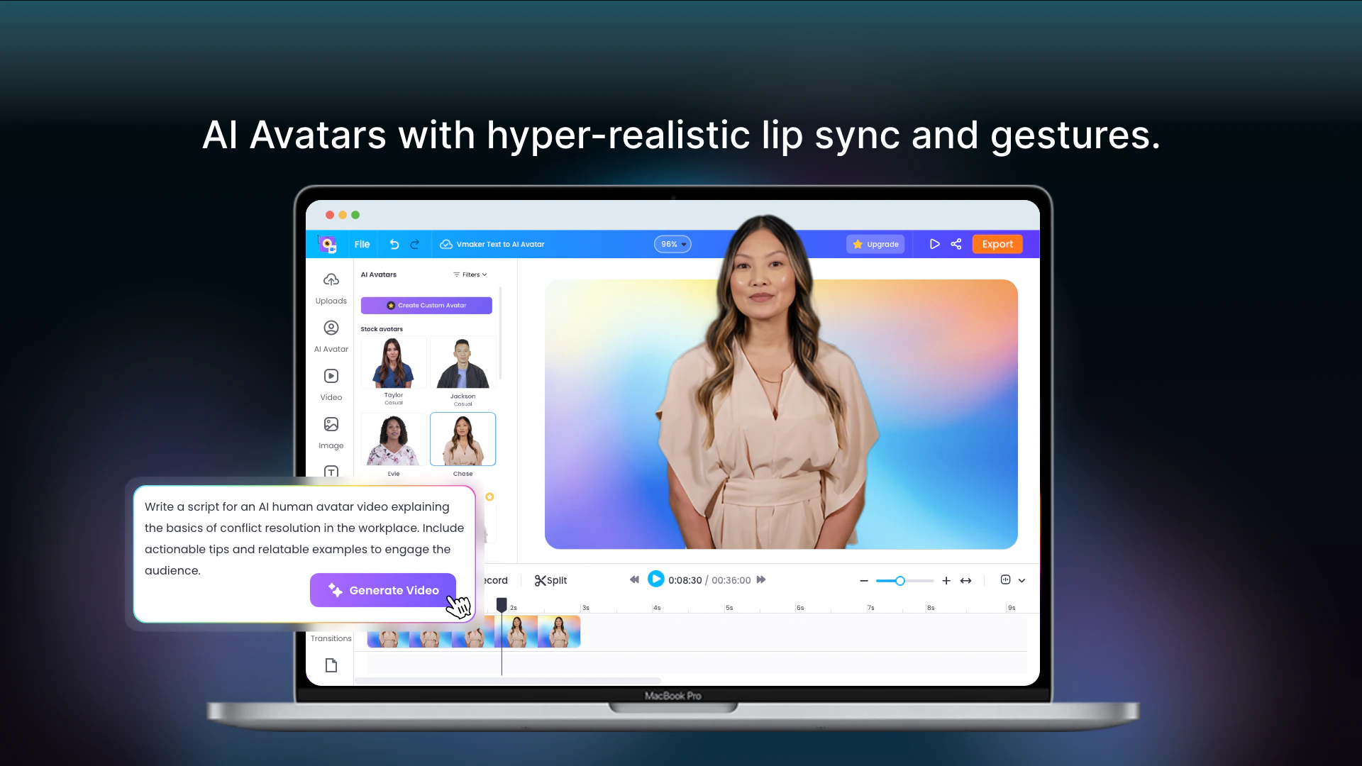 screenshot of Vmaker AI